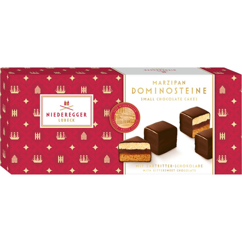 Niederegger Marzipan Dominosteine 125 g – Marzipan im Schokoladen-Dominoformat