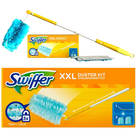 Swiffer Duster XXL Starter Kit – Teleskop-Stiel & 2 Staubtücher (90 cm)