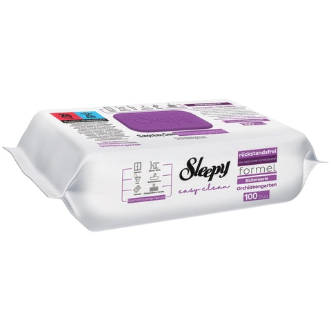 Sleepy Easy Clean Orchideengarten 100 Stück | Reinigungstücher mit Odor und Natron