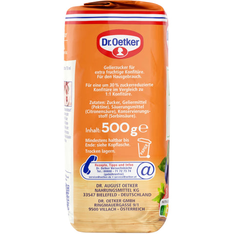 Dr. Oetker Gelierzucker Extra 2:1 500 g