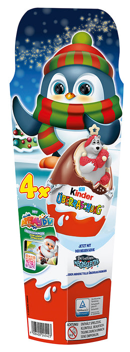Ferrero Kinder Überraschung Weihnachten 4X Ü-ei, 80g