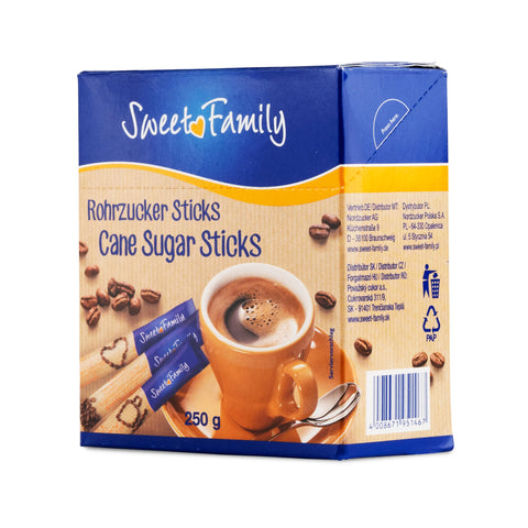 Sweet Family Rohrzucker-Sticks 250g