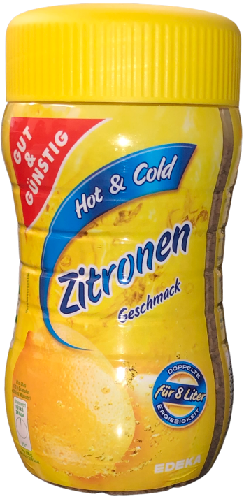 Gut & Günstig Hot & Cold Instanttee Zitronen Geschmack 400 g