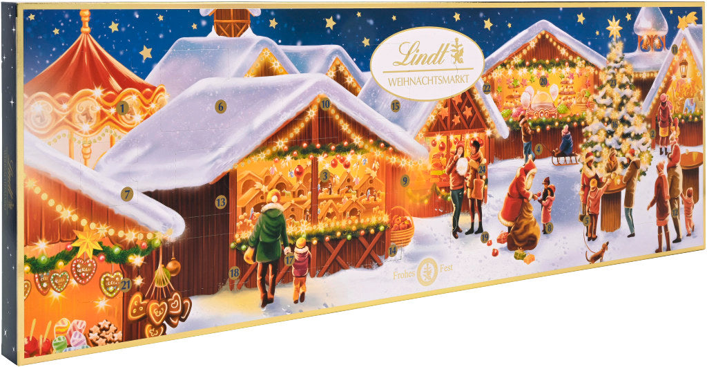 Lindt & Sprüngli Weihnachtsmarkt Adventskalender 250g, 2023