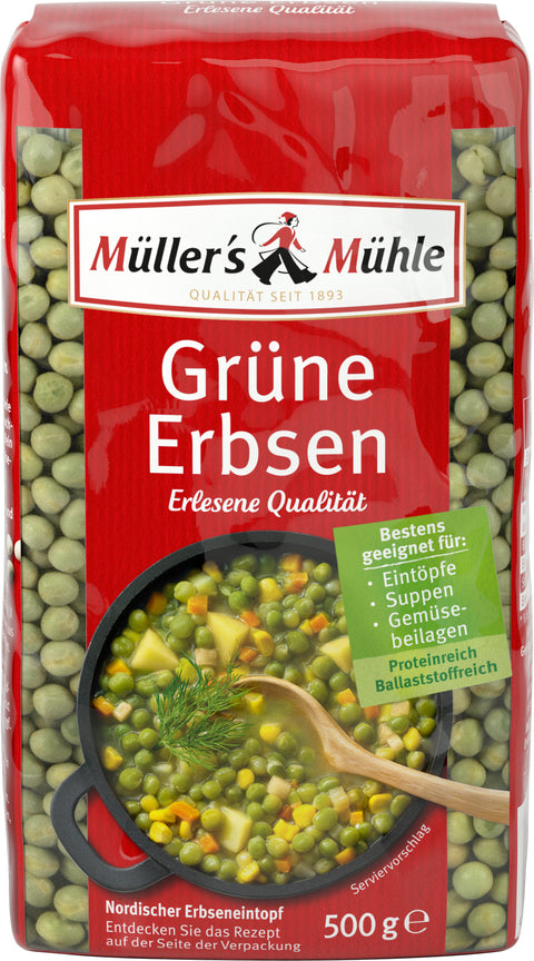 Müller´s Mühle Grüne Erbsen 500g
