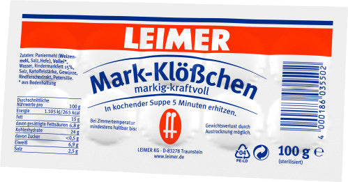 LEIMER Mark Klößchen 100g