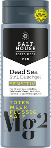 SALTHOUSE MEN Dead Sea 3in1 Duschgel Sensitiv für Körper, Gesicht & Haar 250ml
