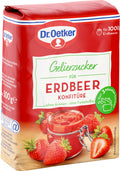 Dr. Oetker Gelierzucker für Erdbeer Konfitüre Ohne Aromen & Ohne Farbstoffe 500g