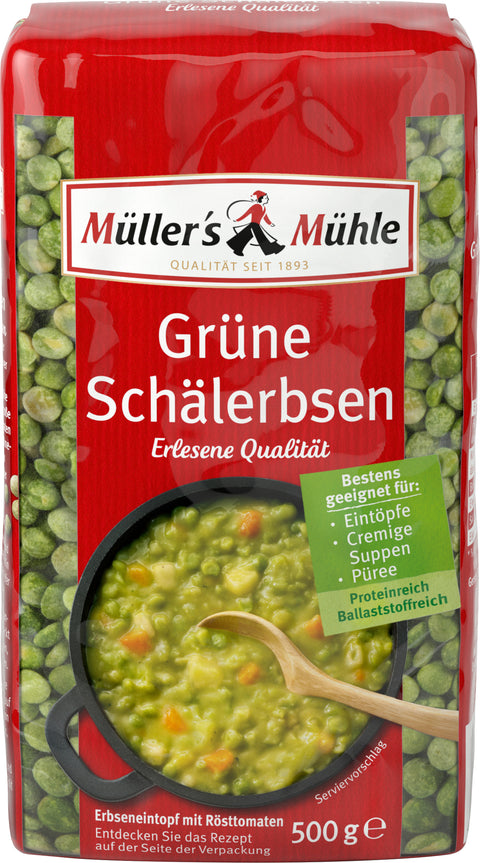 Müller´s Mühle Grüne Schälerbsen 500g