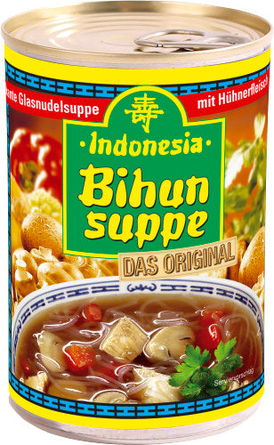 Indonesia Bihun Suppe Pikante Glasnudelsuppe mit Hühnerfleisch 390ml