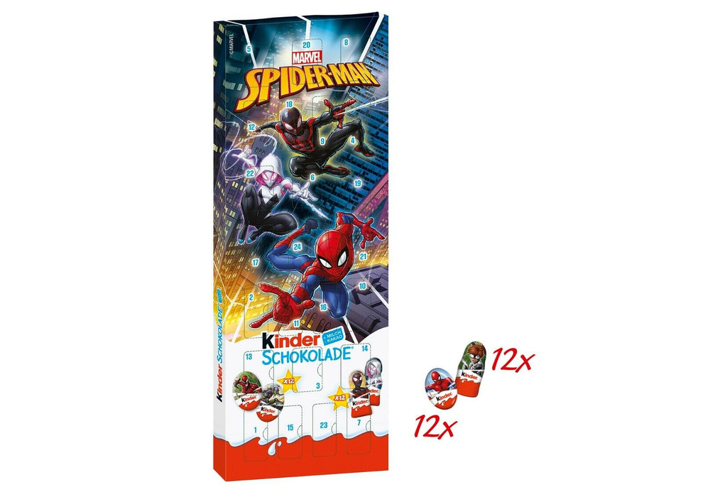Ferrero Kinderschokolade Adventskalender Marvel Spider-Man 204g, 2021