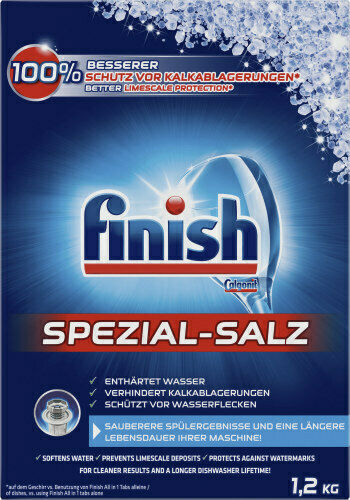 finish Calgonit SPEZIAL-SALZ 1,2kg Salz Für Spülmaschinen Spülmaschinensalz