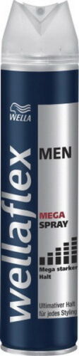6x WELLA Wellaflex Haarspray Men Mega starker Halt (6x 250 ml)