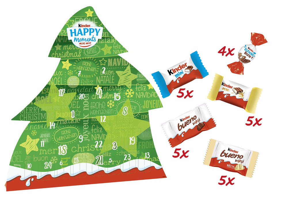 Ferrero KINDER Happy Moments mini mix Adventskalender 133g