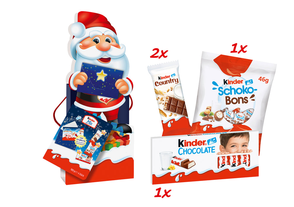 Ferrero Kinder Mix Weihnachten Geschenktüte 193 g