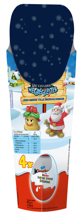 Ferrero Kinder Überraschung Weihnachten 4X Ü-ei, 80g